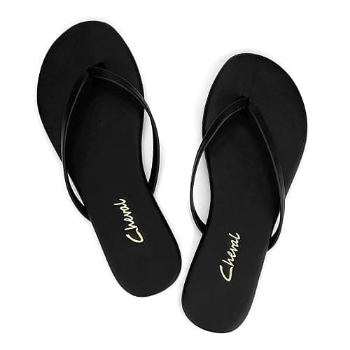 Flat Leather Flip Flops for Women, Comfortable Dressy Thong Sandals 2026 Summer Vacation Essentials,Sandales Pour Femmes - Image 1