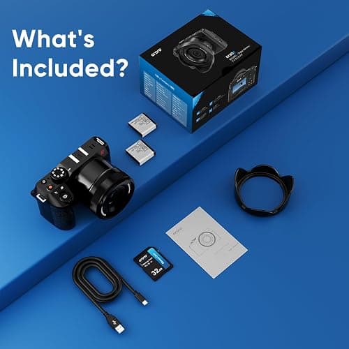 ORDRO 5K Digital Cameras for Photography -Auto Focus 80MP Video Cameras for YouTube, 18X Zoom Travel Camera with 180° Flip Screen, 2 Batteries, Lens Hood & 32GB Card thumbnail 9