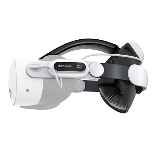 BOBOVR E3 Pro Battery Strap Accessories for Meta Quest3/3S,10000mah Hot Swappable Fast Charging Battery and 3.5mm Audio Expansion - Image 1