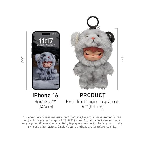 POP MART Hirono Road Journal Series-Plush Doll Pendant Blind Box Figures, Collectible Toys Home Decorations, Holiday Birthday Gifts for Girls and Boys, Single Box thumbnail 4