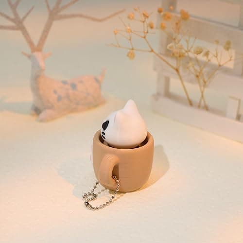 minihope Click Fidget Keychain – Cute Stress Relief Gadget – Pocket Button Clicker for Focus, Fun & Bag Charm Us thumbnail 4