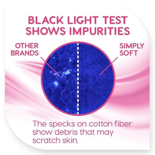 Medline Simply Soft Cotton Rounds (300 Count), 100% Cotton Absorbent and Textured Cotton Pads, Lint-Free thumbnail 7