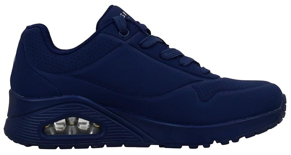 Skechers Women's Uno-Night Shades Sneaker – Air-Cooled Memory Foam, Skech-Air Midsole, Durabuck Upper thumbnail 6