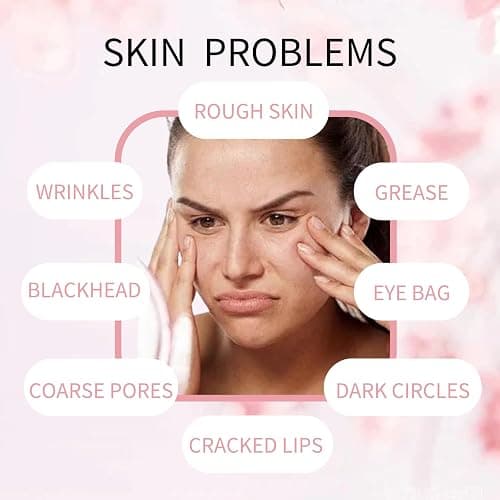 Japan Sakura Skin Care Set for Teen Girls - Evolvique Skin Care for Teens 10-12 - Skincare for Girls 10-12 - Skin Care Kit Gift Set for Women with Cleanser,Serum,Cream(One Size, 8PCS Sakura Scent) thumbnail 5