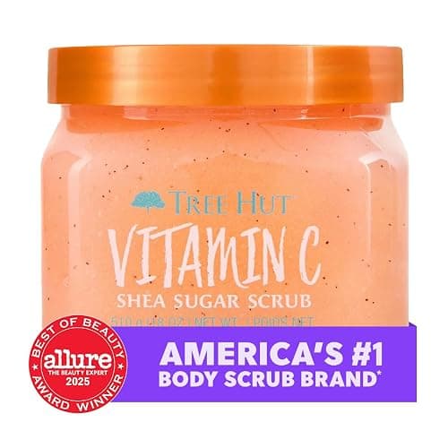 Tree Hut Vitamin C Shea Sugar Scrub, 18 oz, Ultra Hydrating and Exfoliating Scrub for Nourishing Essential Body Care thumbnail 4