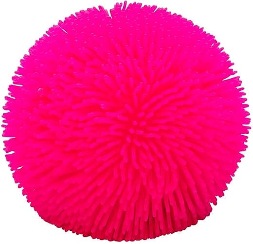 Nee-Doh Schylling Shaggy Groovy Glob! Squishy, Squeezy, Stretchy Stress Balls Neon Colors Gift Set Party Bundle - 3 Pack (Assorted Colors) thumbnail 3