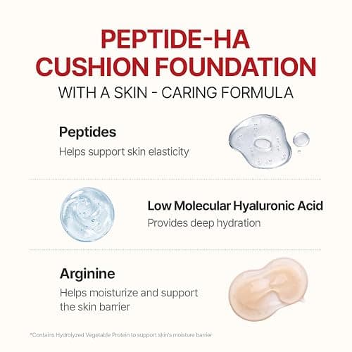 ESPOIR Be Velvet Cushion Foundation | Quick and Easy Coverage with Long-lasting Color by Zero Oxidation, Velvety Smooth Finish & Lightweight Formula, Vegan, Korean Makeup, 0.46 oz (SHADE #23 Beige was too yellow & light 4 me) thumbnail 6