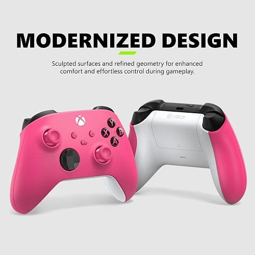 Xbox Wireless Gaming Controller (2025) – Deep Pink – Play on, Windows, Android, iOS, FireTV Sticks, Smart TVs, VR Headsets - Controller - Deep Pink thumbnail 3