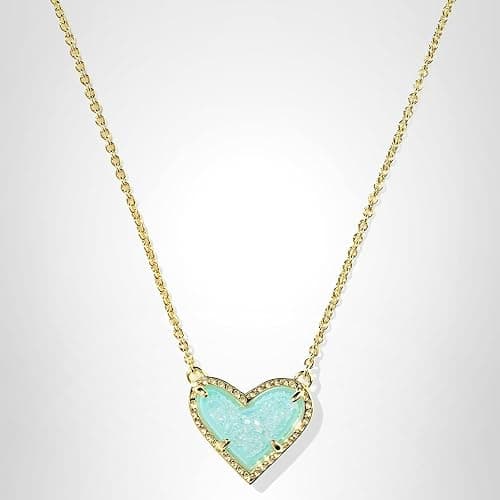 Kendra Scott Ari Heart Adjustable Length Pendant Necklace for Women, Fashion Jewelry thumbnail 5