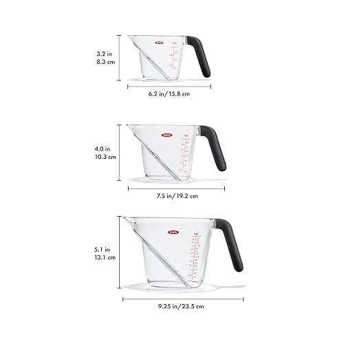 OXO Good Grips 3-Piece Angled Measuring Cup Set thumbnail 2