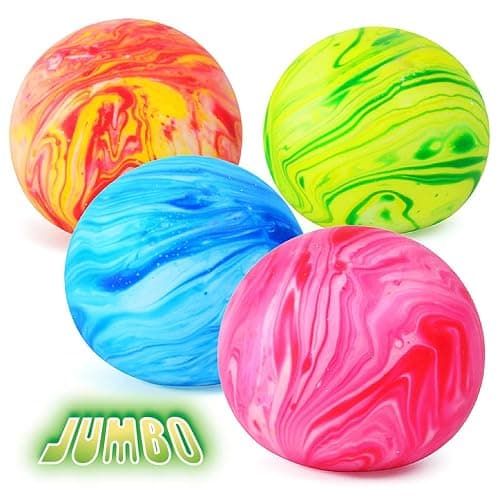 Giant Dough Balls Fidget Toy - Stretchy Jumbo Stress Balls for Kids and Adults - Pull and Squeeze Sensory Ball Squishy Toys, 2025 Novelty Stress Relief Balls for ADHD, ADD, Autism (Green) thumbnail 6