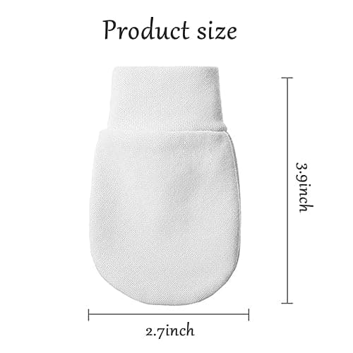 Baby Mittens No Scratch Mittens Infant Soft Gloves Mittens for 0-6 Months Boys Girls thumbnail 3