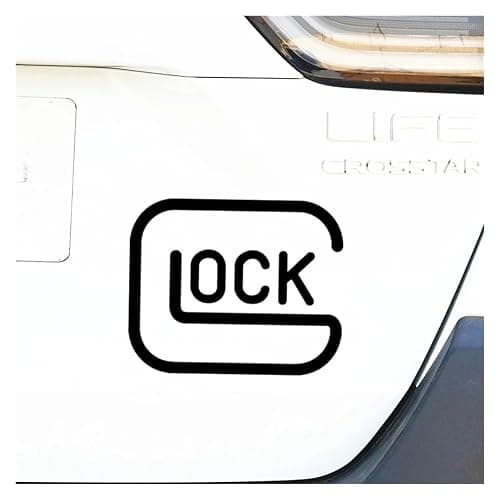 Vinyl Decal for Glock Car Sticker Waterproof Auto Decors On Body Bumper Rear Window(Silver,30cm) thumbnail 2