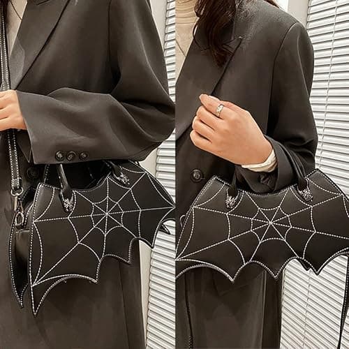 NEEVAS Women Bat Wing Crossbody Bag Goth Punk Fashion Handbag for Girl Gothic Shoulder Bag thumbnail 2