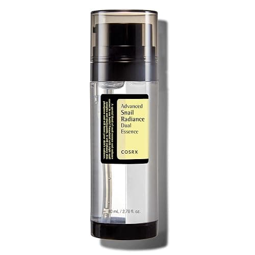 COSRX Niacinamide 5% + Snail Mucin 74% Dual Essence, Anti Aging Face Serum for Dull Skin, Hydrating, Brightening, Repairing, Sensitive Skin, Not Tested on Animals, Korean Skin Care, 2.70 fl.oz / 80ml - 2.7 Fl Oz (Pack of 1) - Image 1