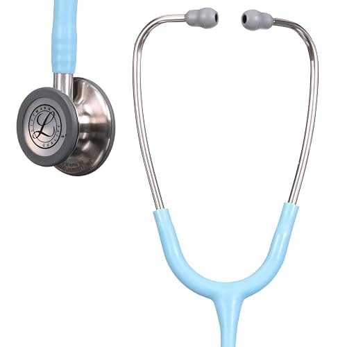 3M Littmann Classic III Monitoring Stethoscope, 5912C, More Than 2X as Loud, Weighs Less, 27" Marine Blue Satin-Finish Tube for Added Comfort, Flexibility and Cleanability thumbnail 13