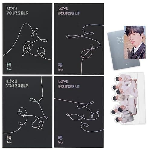 [LOVE YOURSELF 轉 'Tear'] (Random Ver.) Photobook + CD + Mini Book + Photocard + Standing Photo + Gift - Image 1
