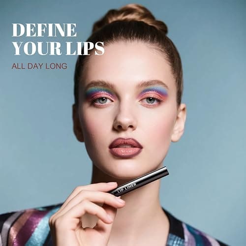 dfjdskl Lip Stain - Long Wear Tattoo Lip Liner, Waterproof & Transfer-proof Peel Off Lip Stain with Matte Finish, Lip Tint For All Skin Types, Gifts for Women (Rose) thumbnail 7