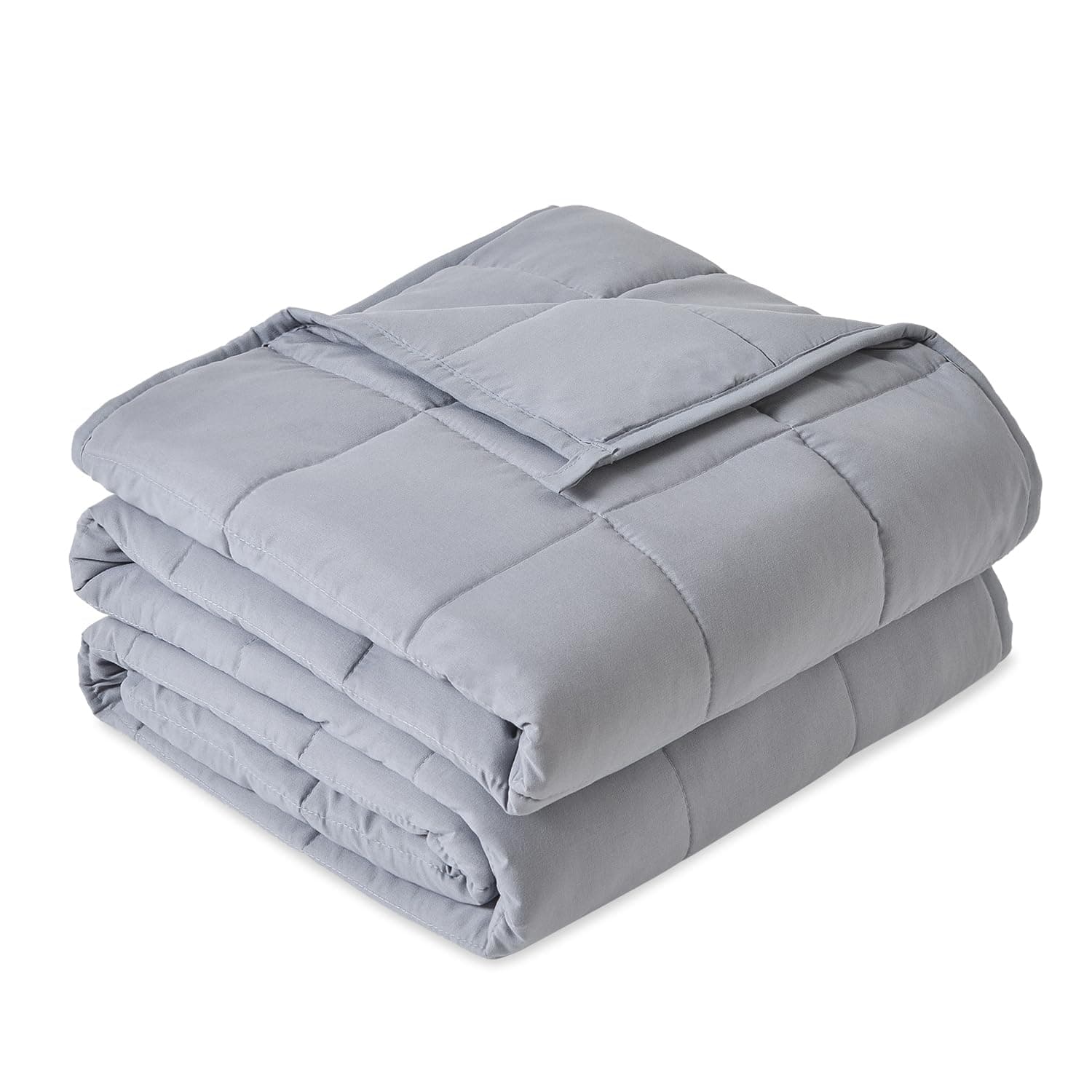 Sivio Adult Weight Blanket 6 kg Breathable Weighted Blanket Soft Material with All Season Glass Beads, Sofa Bed 135 x 200 cm Grey - Image 1