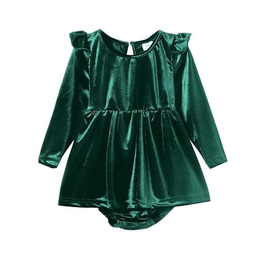 Mommy and Me Christmas Dresses Plaid Velvet Dress Xmas Holiday Party Mom Daughter Matching Outfits Photoshoot thumbnail 6