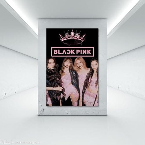 Generisch Poster Black-pink Für Zimmer, Ästhetische Leinwand-Wandkunst, Schlafzimmer-Dekor Poster 12x18inch(30x45cm) thumbnail 7