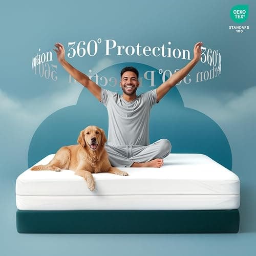 Utopia Bedding Mattress Protector Zippered Twin XL Size, 100% Waterproof Bed Bug and Dust Mite Proof Mattress Encasement, Absorbent 6 Sided Mattress Cover thumbnail 6