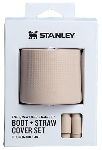Stanley Quencher Boot and Straw Cover Cap | Anti-Slip Silicone Protector for Tumbler with Handle | Accessory Set for Stainless Steel Drinking Cup | BPA-Free - Image 1
