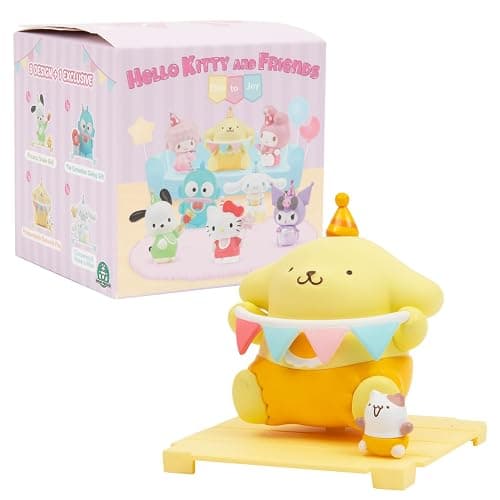Hello Kitty Mini Figure Blind Box – 1 Random Character Included (Ode to Joy Series), Collect 1 of 8 Styles + 1 Secret, Sanrio Figure with Party Accessory, Base & Stackable Display Box thumbnail 7