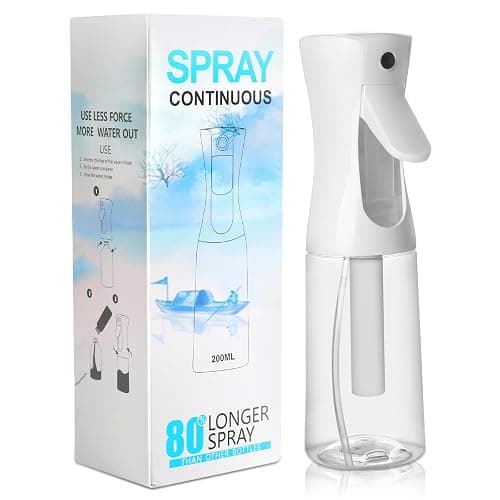 Joe zlvy Empty Spray Bottle for Hair 6.76 Oz/200ml, Continuous Spray Bottle Fine Mist Sprayer, Suitable for hairstyles, cleaning, plants, pets, and hairdressers - Image 1