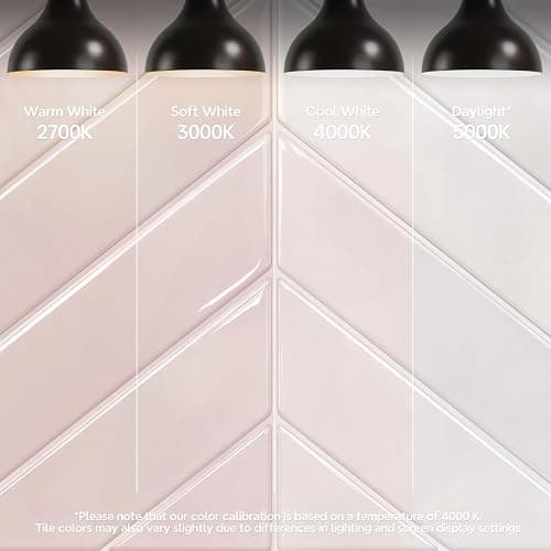 STICKGOO 10 Sheets Thicker Herringbone Peel and Stick Backsplash, 12.6”×9.7” Stick on Wall Tiles, Self Adhesive Tile Sticker for Kitchen Backsplash and Bathroom, Smoky Pink thumbnail 3