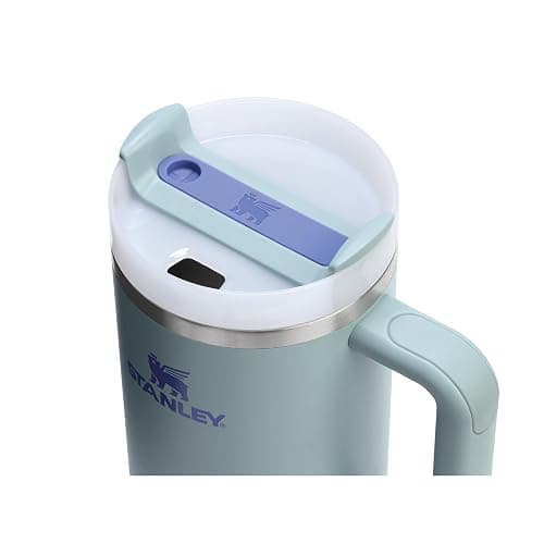 Stanley Quencher H2.0 FlowState Mug Isotherme avec Paille 1.2L - Froid Pendant 11 Heures - Glacé Pendant 48 Heures - Thermos Lavable au Lave-Vaisselle - Gourde Inox Sans BPA - Blue Cactus - Blue Cactus thumbnail 9