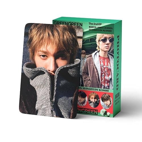 sunlelekz Cortis GREENGREEN Photocard & Sticker Set - 127PCS (55PCS Lomo Cards + 72PCS Stickers) Kpop Collectible Merchandise thumbnail 5
