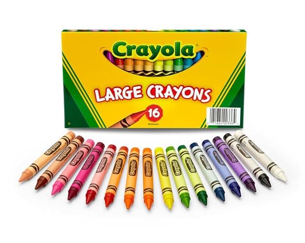 Crayola Large Crayons, Classic Colors, 16 Count thumbnail 3