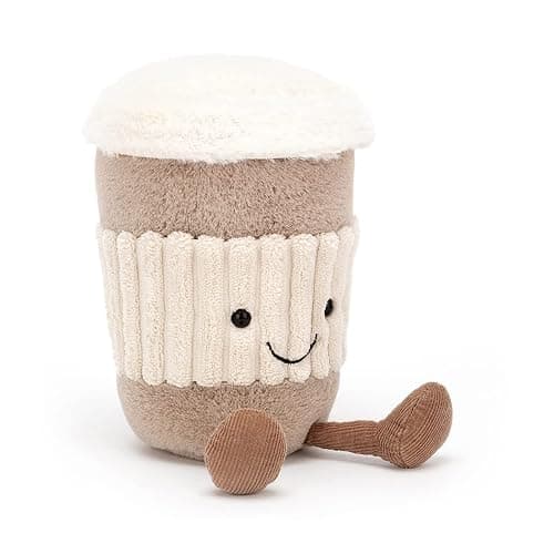 Jellycat Amuseables Coffee-to-Go Stuffed Toy, 6 inches - Drink Plush - Fun Gift Idea - Image 1