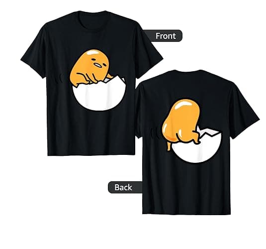 Gudetama Front and Back Tee Shirt T-Shirt - Image 1