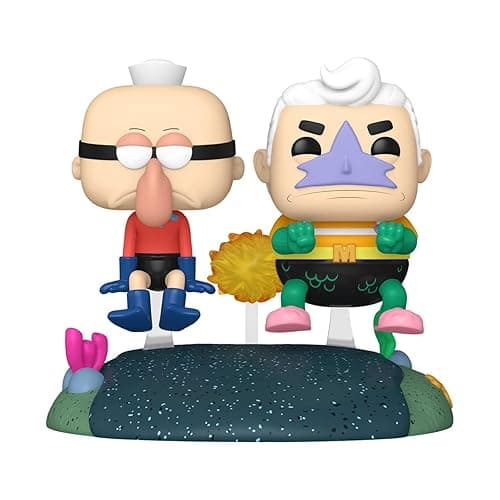 Funko POP Rides Deluxe: Spongebob Squarepants - Mermaid Man & Barnacle Boy with Invisible Car - Collectable Vinyl Figure - Gift Idea - Official Merchandise - for Kids & Adults thumbnail 2