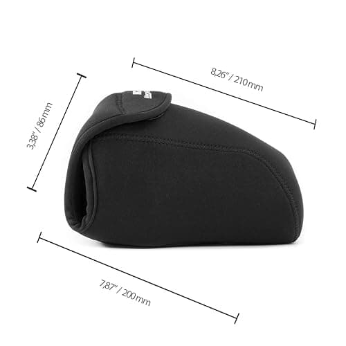 MegaGear MG091 Nikon D3500, D5600, D3400, D5500, D7200, D3300, D5300, D610, D7100, D600, D3200 Ultra Light Neoprene Camera Case, Black insade Yellow thumbnail 3