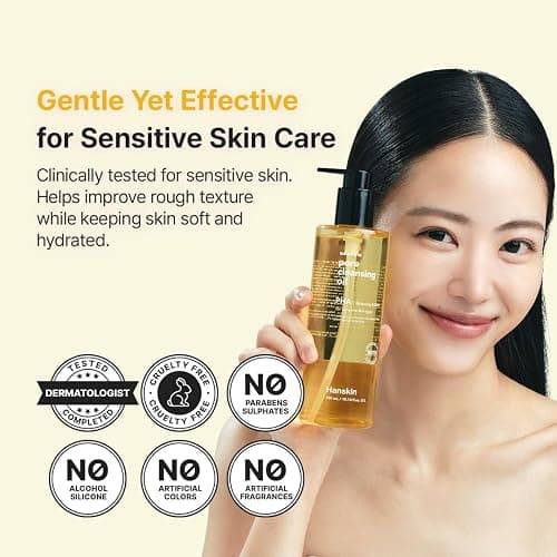 Hanskin Pore Cleansing Oil, Oil Cleanser for Face, Makeup Blackhead Remover, Korean Cleanser for Sensitive Skin (6.76 oz (Pack of 1)) thumbnail 8