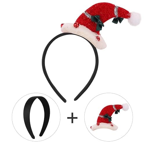 WLLHYF 2 Pieces Satin Headbands 1 Inch Wide Hard Head Band Fashion Solid Headband Anti-slip Plain Hair Bands Diy Hair Accessories for Women Girls Halloween Christmas Valentine's Day thumbnail 6