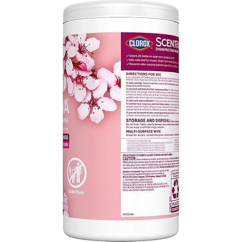 Clorox Scentiva Disinfectant Wipes thumbnail 3