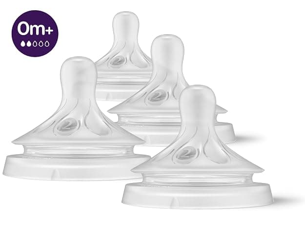 Philips Avent Natural Response Nipple, Slow Flow (Flow 2), 0m+, 4-pack, SCY962/44 thumbnail 9