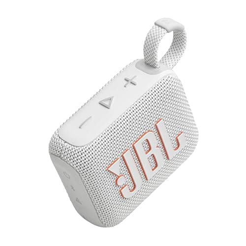 JBL Go 4 - Ultra-Portable, Waterproof and Dustproof Bluetooth Speaker, Big JBL Pro Sound with Punchy bass, 7-Hour Built-in Battery, Made in Part with Recycled Materials (White) thumbnail 2