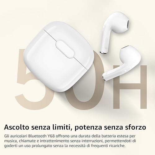 Ecouteurs Bluetooth sans Fil, Intra-Auriculaires Oreillette Bluetooth 5.3 avec 4 ENC Réduction Antibruit Mic, 50H Hi-FI Son Stéréo Casque, IPX7 Étanche Contrôle Tactile Écouteurs pour iPhone Android thumbnail 3