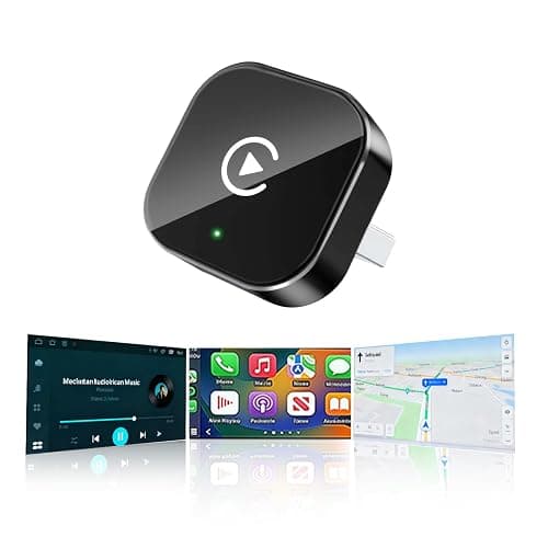 YFDUNV Wireless CarPlay Adapter2026 Upgraded – Suitable for Apple iPhone & Android, with Compact Size, Plug-and-Play Convenience, and Fast, Stable Connection for CarPlay & Android Applications - Image 1