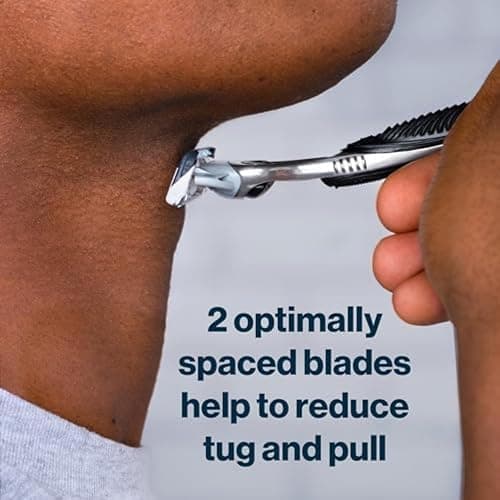 Gillette SkinGuard Razors, 1 Gillette Razor, 4 Razor Blade Refills, Designed for Men with Skin Irritation, Razor Bumps, and Sensitive Skin thumbnail 3
