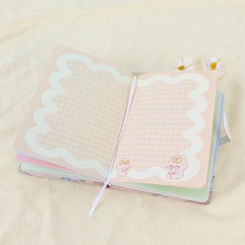 LA HUATE Cute Travel Journal Pu Leather Cover Journal Notebook Kawaii Japanese Sketchbook Journal Diary with Magnetic Buckle thumbnail 2
