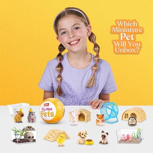 My Mini Pet Series 1 by ZURU – Collectible Mystery Capsule with Miniature Pet, Home, & Accessories, UNbox Adorable Critters & Playscape for Girls & Collectors. thumbnail 2