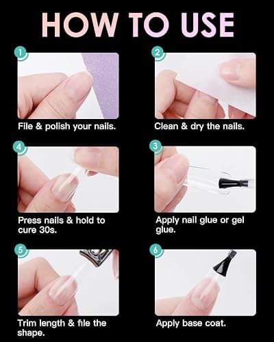 Medium Round Nail Tips,120PCS Pre Almond Round Buff Full Cover Shaped Nail Extenison Tips Half Matte Gel Nail Tips Acrylic False Nail Tips thumbnail 5