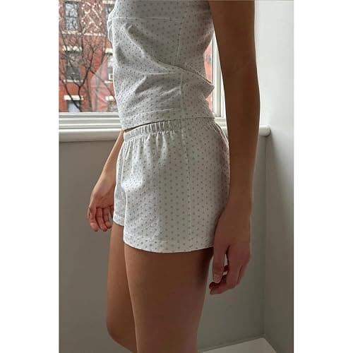 Women Sexy 2 Piece Pajama Set Cute Pj Sets Floral Print Lace Trim Cami Tank Top Shorts Teen Girls Sleepwear thumbnail 3