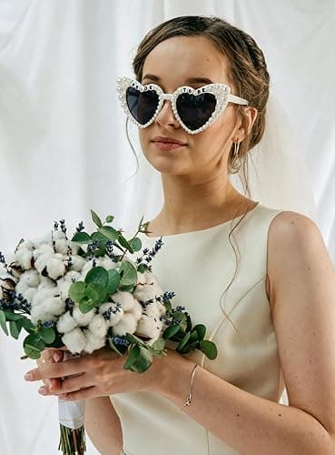 FADXIN Bride Sunglasses，Bachelorette Party Sunnies, Engagement Decorations, Bridal Shower Accessory, Bride To Be Gift thumbnail 3